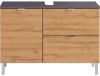 Germania Wastafelonderkast GW Mauresa 34x80x56 cm grafiet eikenkleurig online kopen