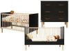 Bopita Babykamer Floris 2 delig om te bouwen 70 x 140 cm mat zwart/naturel online kopen