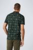 No Excess Modern Fit Poloshirt lange mouw groen, Motief online kopen