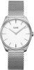 Cluse Horloges Feroce Mesh Silver Plated White Zilverkleurig online kopen