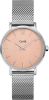 Cluse Horloges Minuit Mesh Silver Plated Rose Gold Ros&#233, goudkleurig online kopen