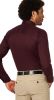 Desoto Overhemd Strijkvrij Modern Kent Donkerpaars , Rood, Heren online kopen