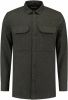 Dstrezzed Zwarte Casual Overhemd Shirt Melange Flannel online kopen