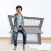 AXI Corky Opbergbank Voor Kinderen In Grijs & Wit Kinderbankje Van Hout Met Opbergruimte online kopen