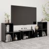 VidaXL 6 delige Tv meubelset spaanplaat grijs online kopen