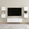 VidaXL 6 delige Tv meubelset spaanplaat wit online kopen