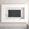 VidaXL 8 delige Tv meubelset spaanplaat wit online kopen