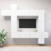 VidaXL 9 delige Tv meubelset spaanplaat wit online kopen