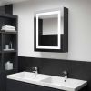 VidaXL Badkamerkast met spiegel en LED 50x13x70 cm online kopen