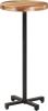 VIDAXL Bartafel rond &#xD8, 50x110 cm massief acaciahout online kopen