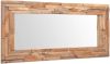 VidaXL Decoratieve spiegel rechthoekig 120x60 cm teakhout online kopen