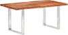 VidaXL Eetkamertafel met natuurlijke randen 6 cm 200 cm acaciahout online kopen