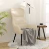 VIDAXL Relaxstoel stof cr&#xE8, mekleurig online kopen