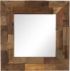VidaXL Spiegel 50x50 cm massief gerecycled hout online kopen