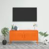 VidaXL Tv meubel 105x35x50 Cm Staal Oranje online kopen