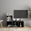 VidaXL Tv meubelen 2 st 72x35x36, 5 cm spaanplaat hoogglans grijs online kopen