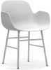 Normann Copenhagen Form Armchair stoel met stalen onderstel online kopen