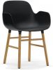 Normann Copenhagen Form Armchair stoel met eiken onderstel online kopen