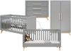 Bopita Babykamer Fenna 3 delig 70 x 140 cm cabriolet grijs/natuur online kopen