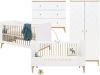 Bopita Babykamer Paris 3 delig 70 x 140 cm cabriolet wit/natuur online kopen