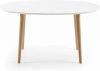 Kave Home Uitschuifbare Ovale Eettafel 'Oqui' 140 220 x 90cm, kleur Wit online kopen