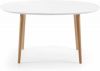 Kave Home Uitschuifbare Ovale Eettafel 'Oqui' 140 220 x 90cm, kleur Wit online kopen