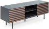 Kave Home Tv meubel 'Kesia' 162cm, kleur Donkergrijs online kopen
