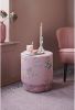 Pip Studio Poef 'Fleur' Velvet, 40cm, kleur Roze online kopen