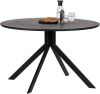 WOOOD Exclusive WOOOD Ronde Eettafel 'Bruno' 120cm, kleur zwart online kopen
