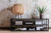 WOOOD TV meubel 'Teun' 120cm, kleur Zwart online kopen